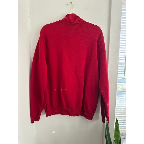 CHAPS Men's Red Pullover Sweater | Size XL - Picture 4 of 4